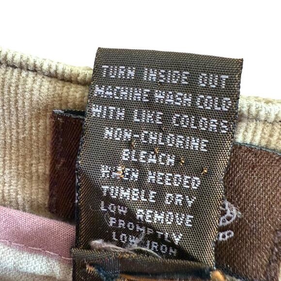 Anthropologie Louie Boho fringe skirt Tan corduroy flounce ruffle skirt 0 - Picture 5 of 7